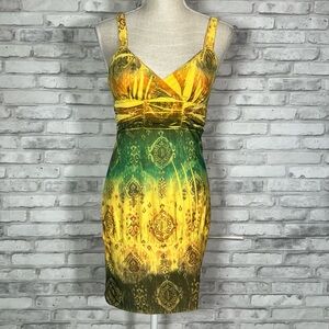 Interi Yellow Slinky Party Summer Dress
